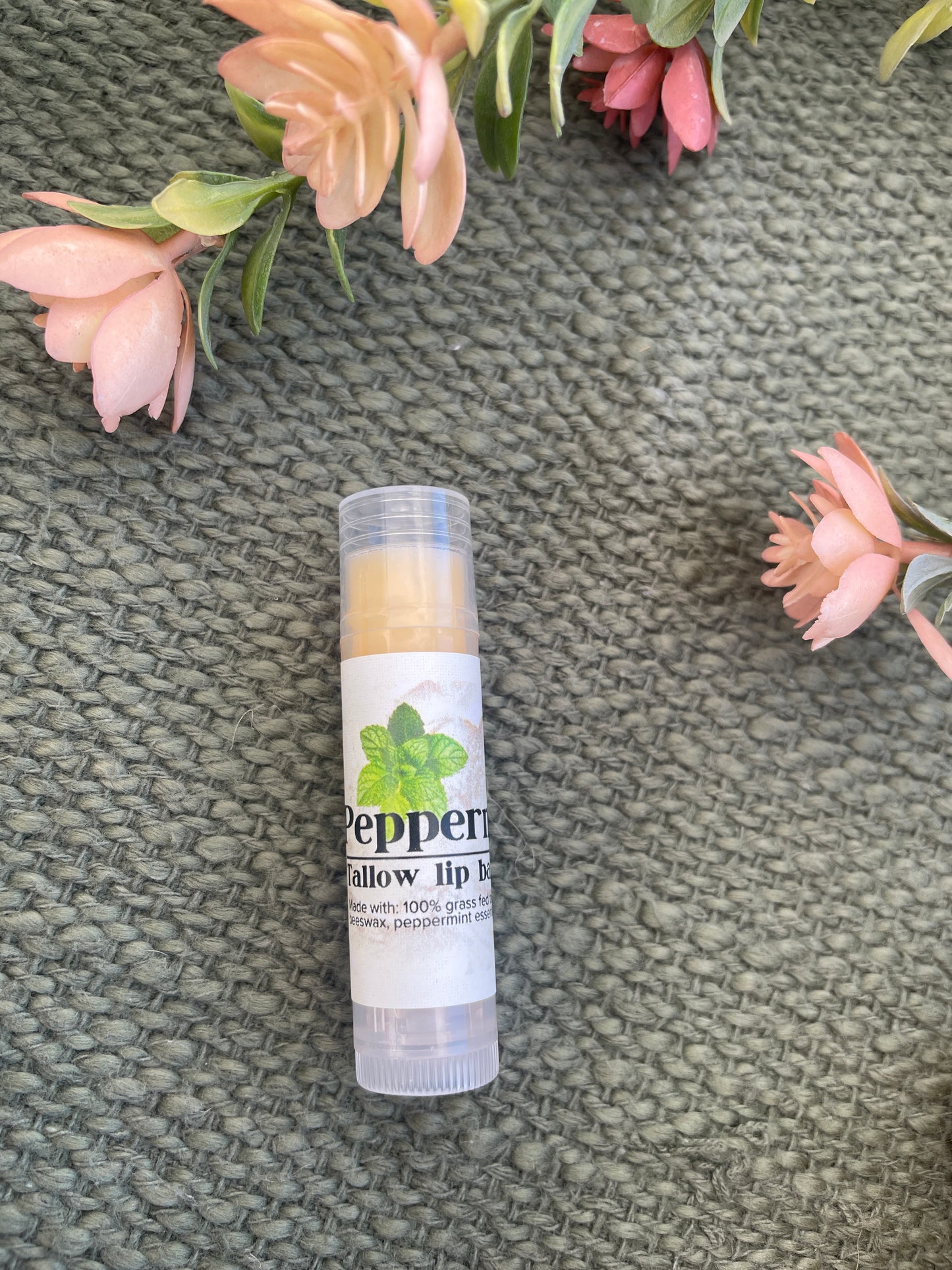 Peppermint Tallow Chapstick