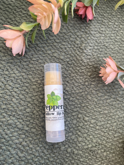 Peppermint Tallow Chapstick