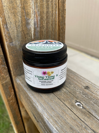 Ylang-Ylang & Geranium Whipped Tallow Balm